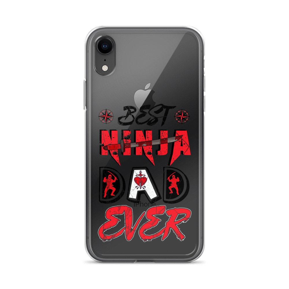 Best Ninja Dad Ever Clear Case for iPhone®