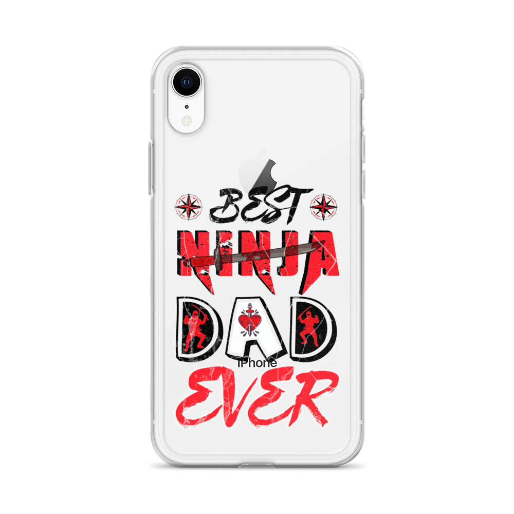 Best Ninja Dad Ever Clear Case for iPhone®