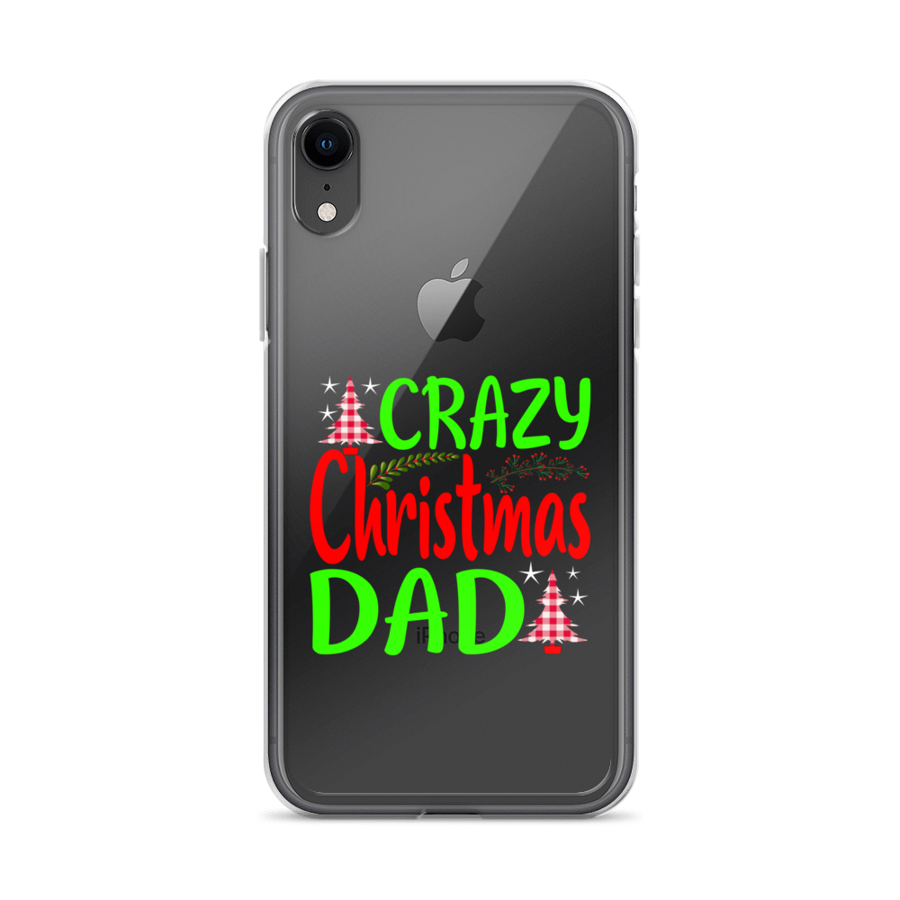 Crazy Christmas Dad Clear Case for iPhone®