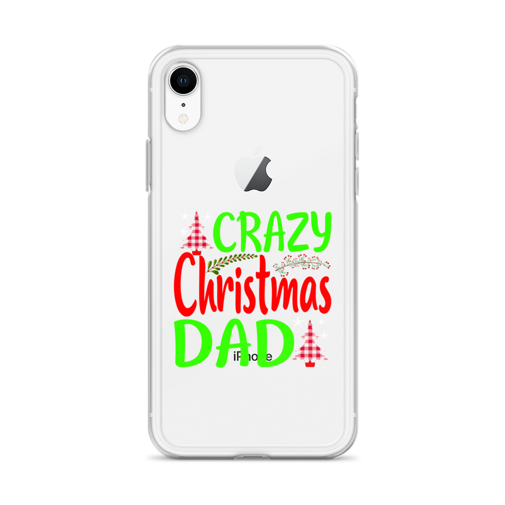 Crazy Christmas Dad Clear Case for iPhone®