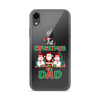 1st Christmas As A Dad Clear Case for iPhone®