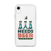 Dad Needs Beer Clear Case for iPhone®