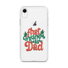 First Christmas As Dad Clear Case for iPhone®