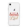 First Christmas As Dad Clear Case for iPhone®