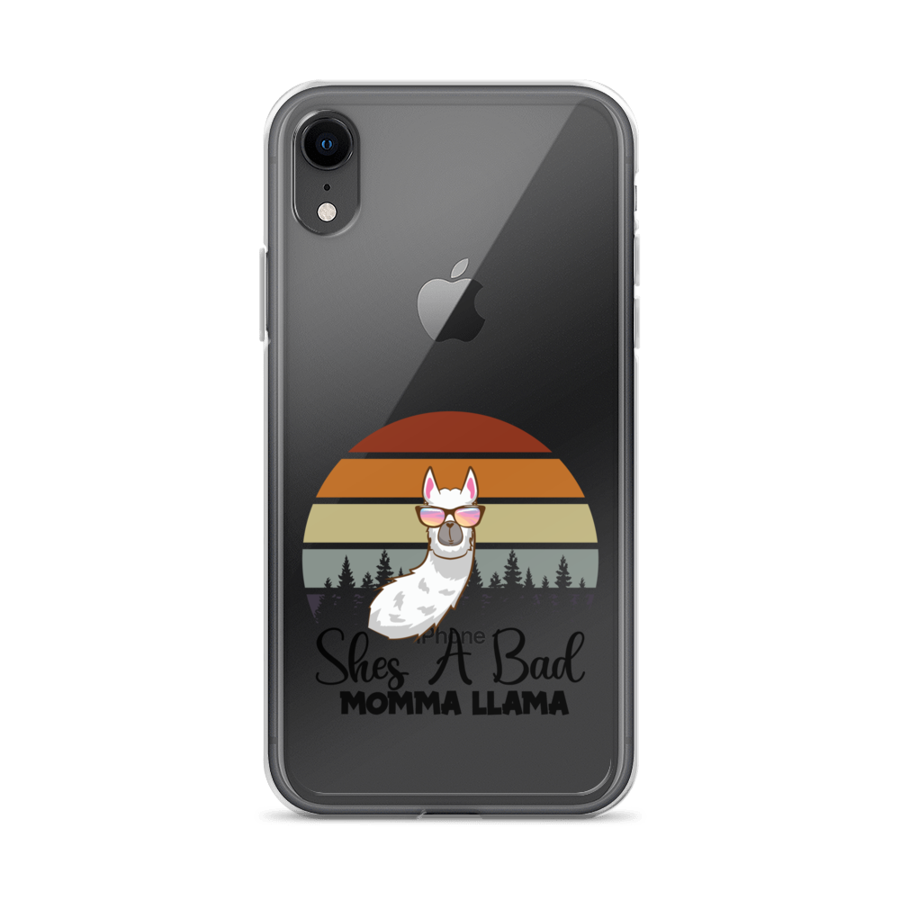 She's A Bad Momma Llama Clear Case for iPhone®