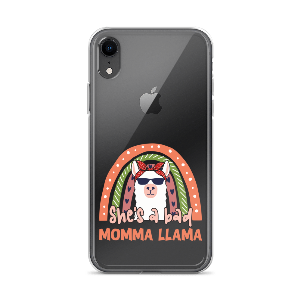 She's A Bad Momma Llama Clear Case for iPhone®