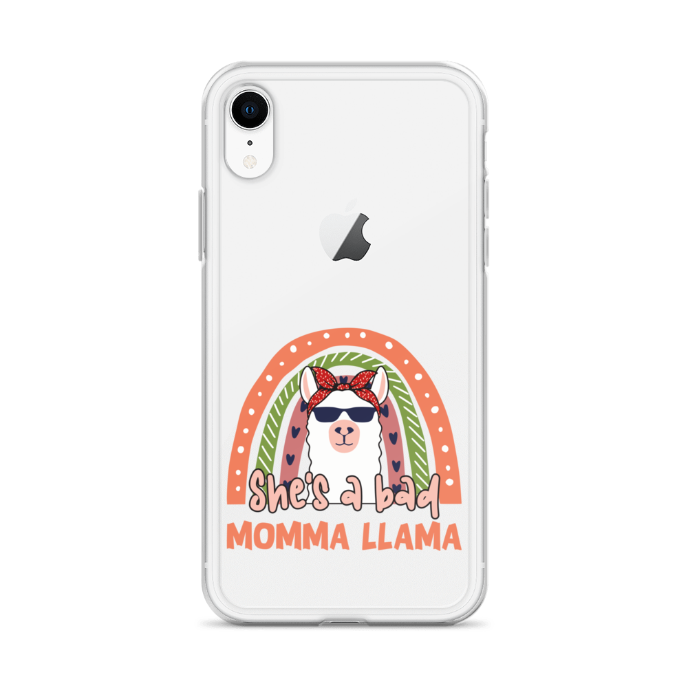 She's A Bad Momma Llama Clear Case for iPhone®