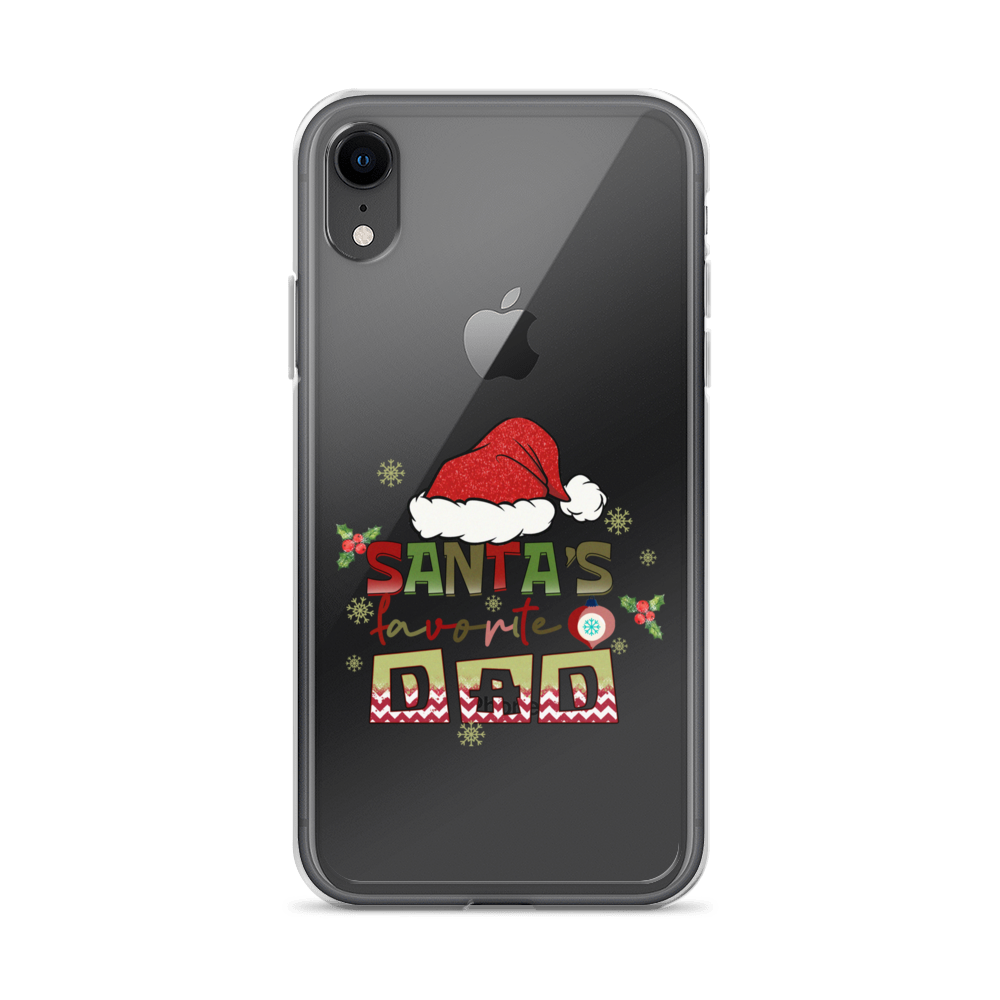 Santa's Favorite Dad Clear Case for iPhone®