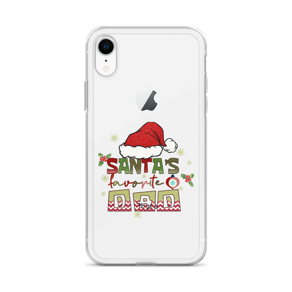 Santa's Favorite Dad Clear Case for iPhone®