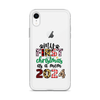 My First Christmas As A mom 2024 Clear Case for iPhone®