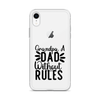 Grandpa A Dad Without Rules Clear Case for iPhone®