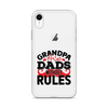 Grandpas Are Dads Without Rules Clear Case for iPhone®