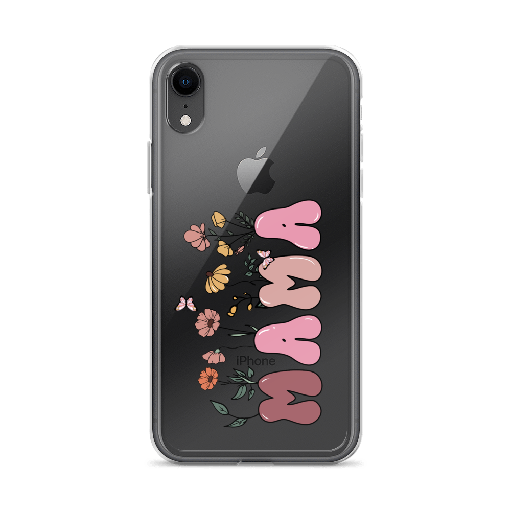 Floral Mama Clear Case for iPhone®