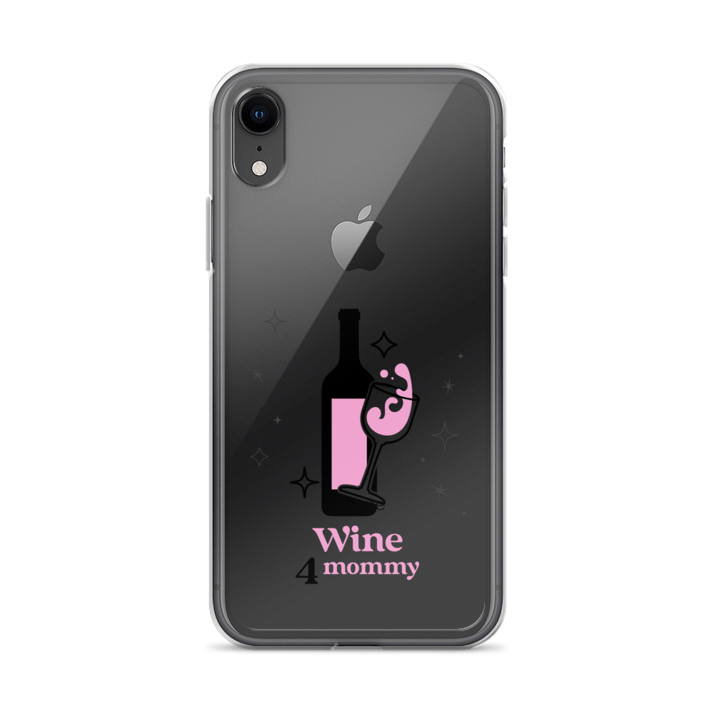 Wine For Mommy Clear Case for iPhone®