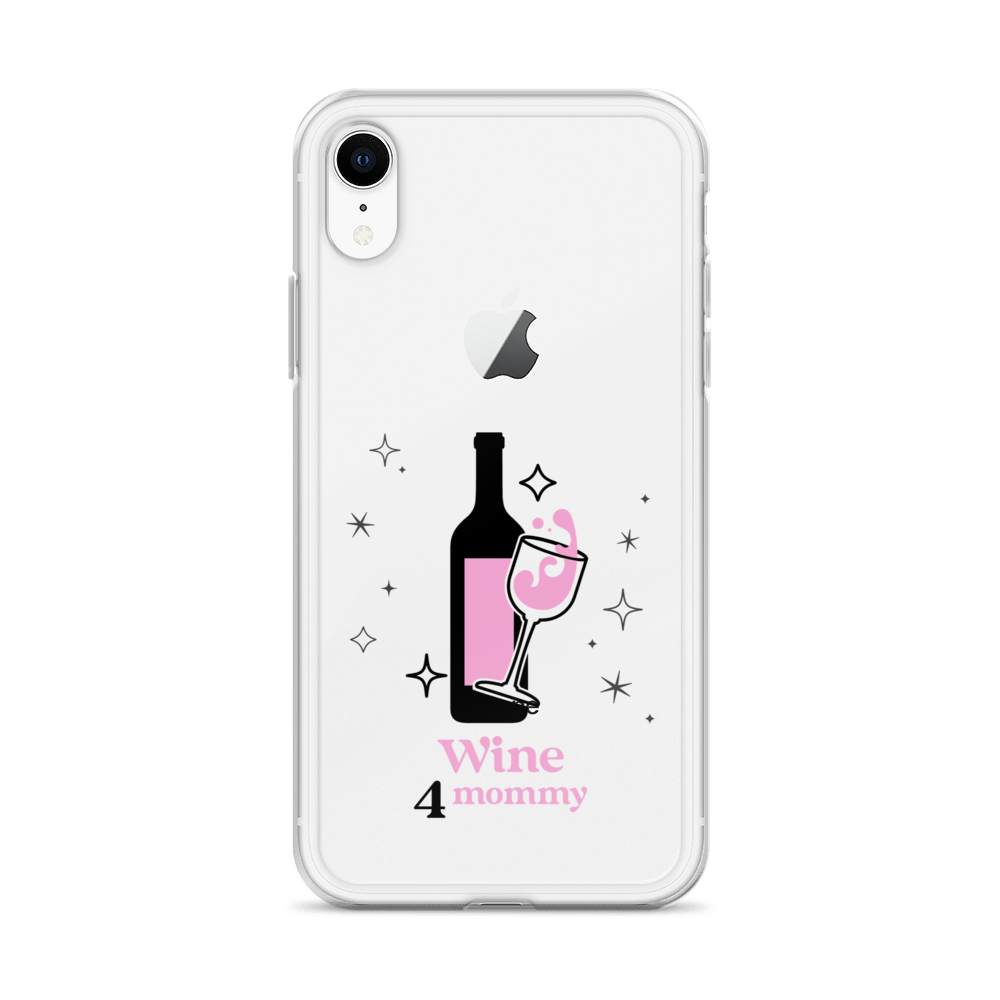 Wine For Mommy Clear Case for iPhone®