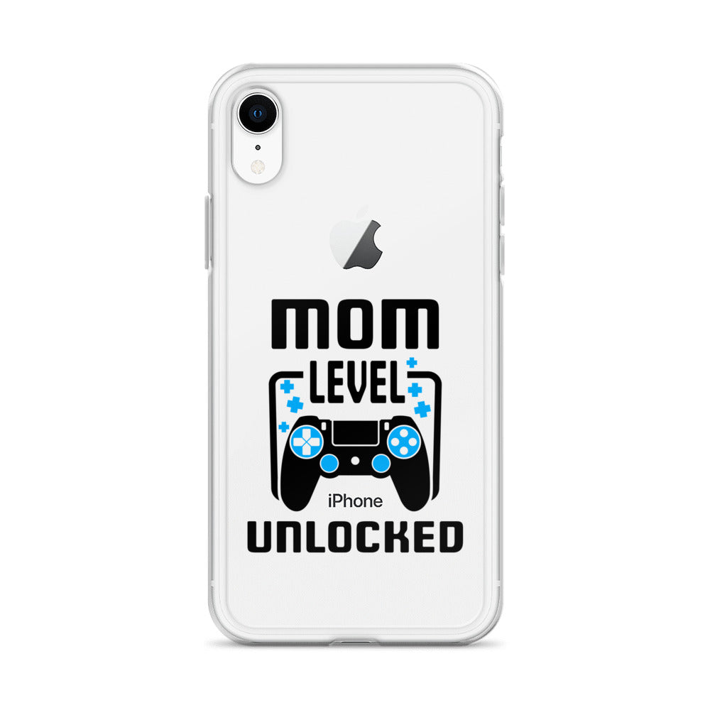 Mom Level Unlocked Clear Case for iPhone®