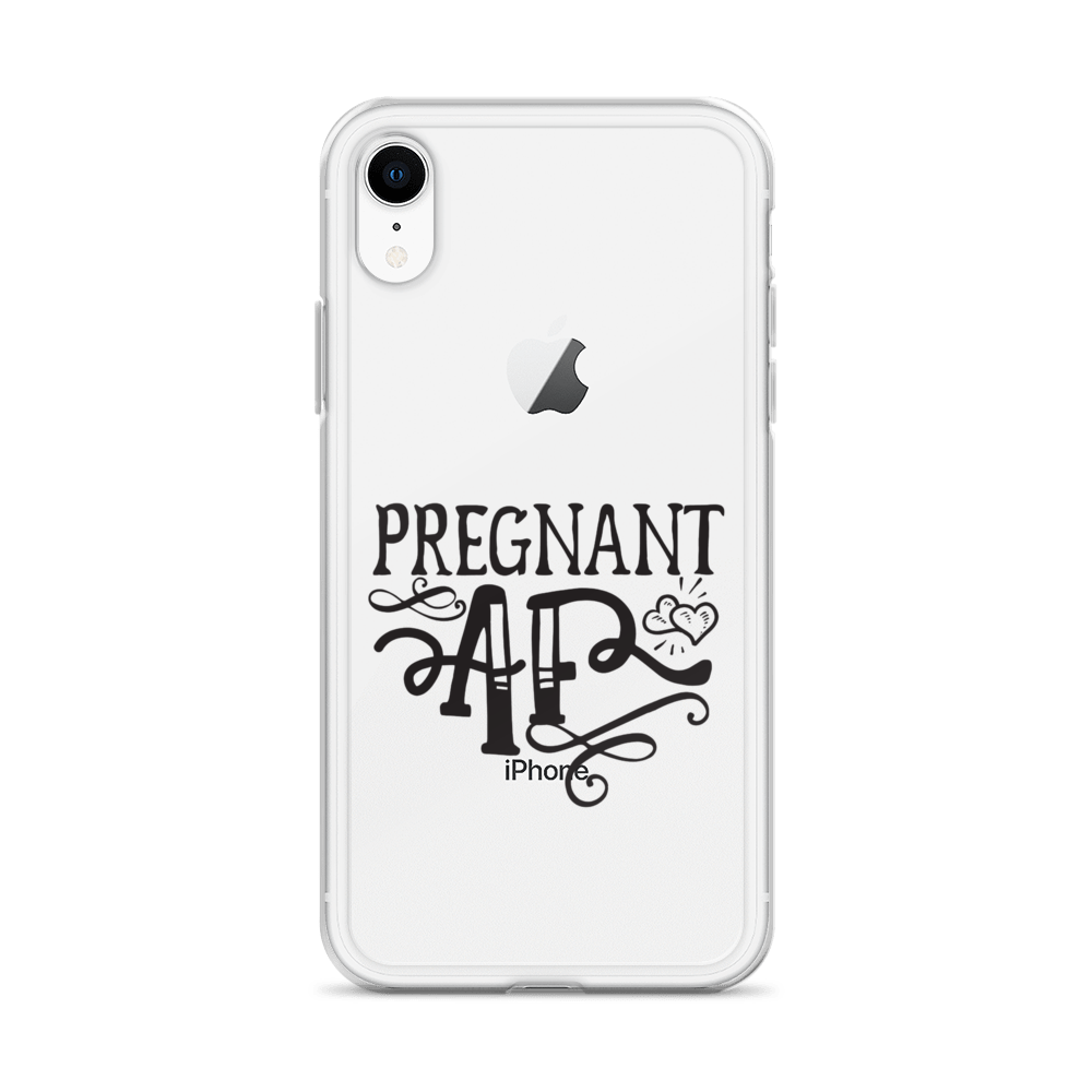 Pregnant AF Clear Case for iPhone®