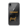 Pregnant AF Not A Food Baby Clear Case for iPhone®