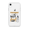 Pregnant AF Not A Food Baby Clear Case for iPhone®