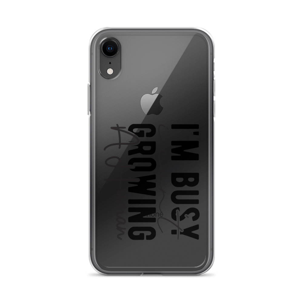 I Can't I'm Busy Growing A Human Clear Case for iPhone®