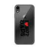 I Love Hot Dads Clear Case for iPhone®