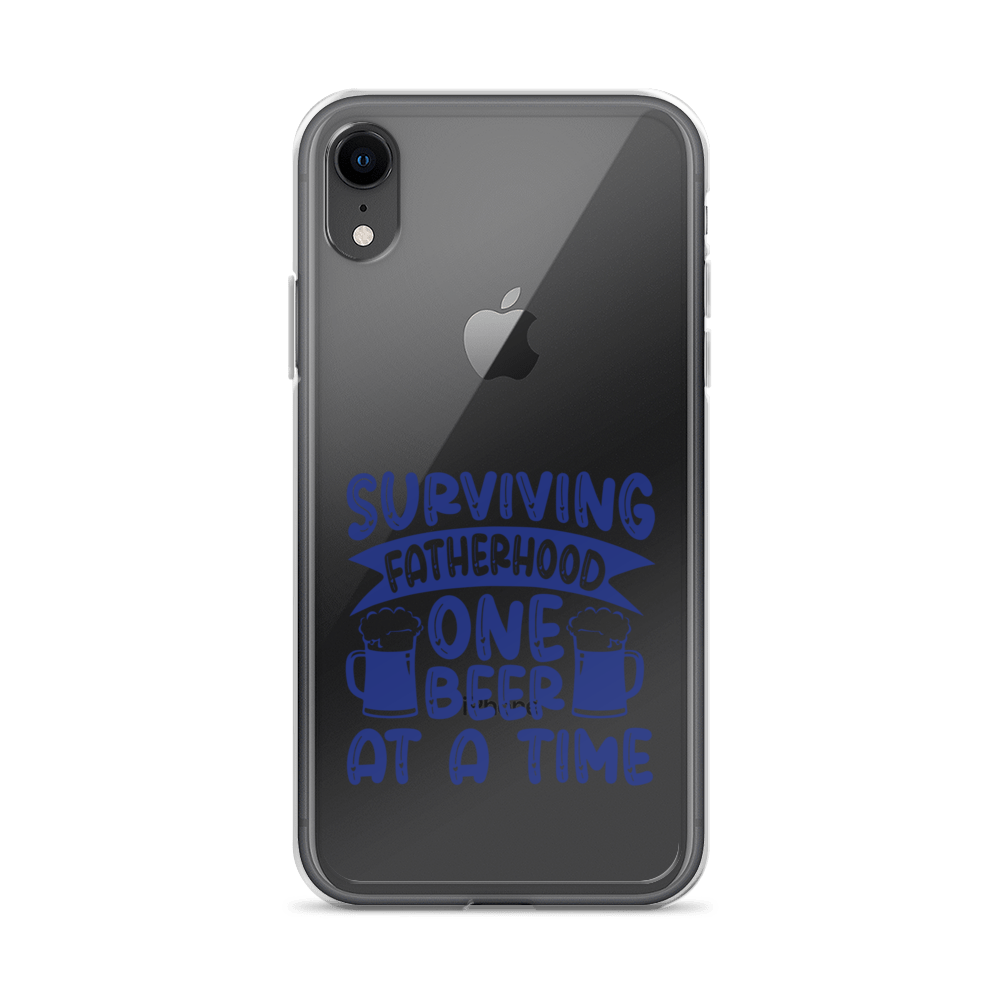 Surviving Fatherhood One Beer At A time Clear Case for iPhone®