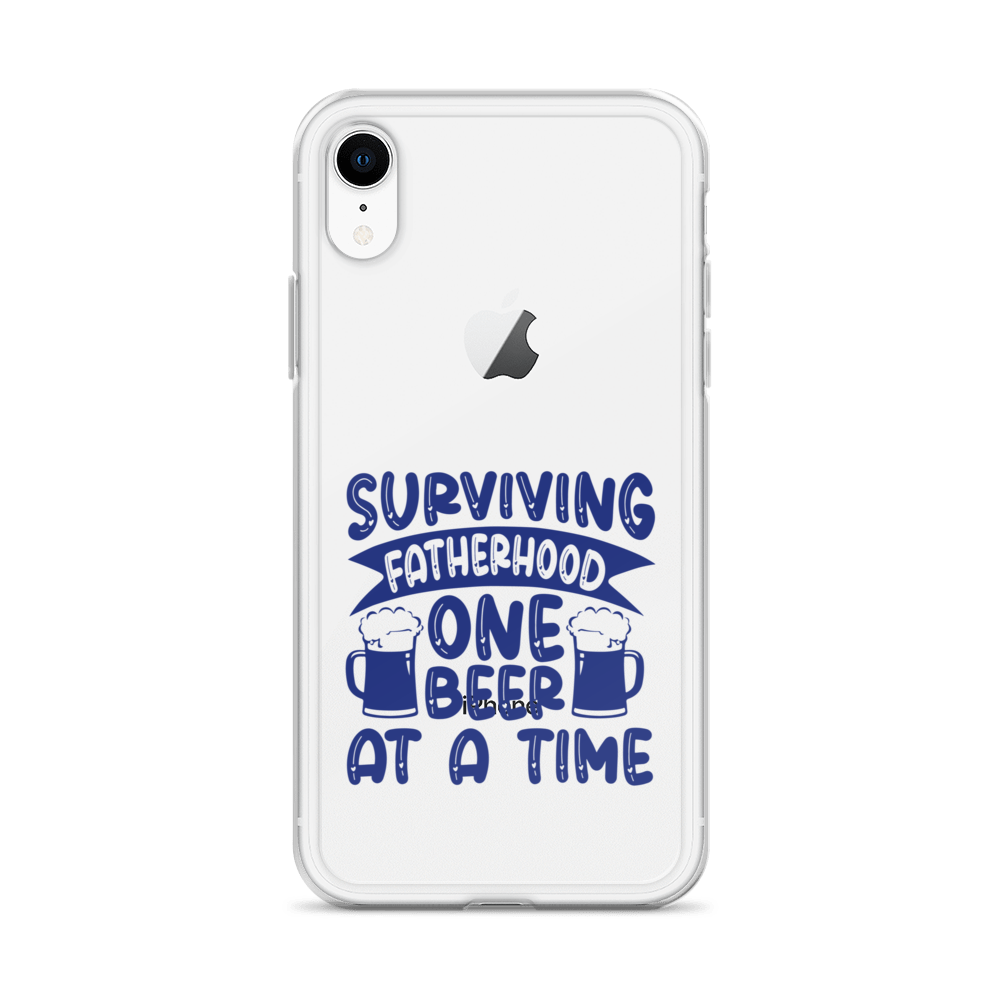 Surviving Fatherhood One Beer At A time Clear Case for iPhone®