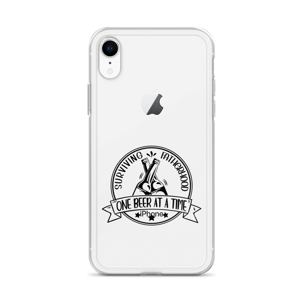 Surviving Fatherhood One Beer At A time Clear Case for iPhone®