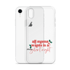 All Mama Wants Is A Silent Night Clear Case for iPhone®