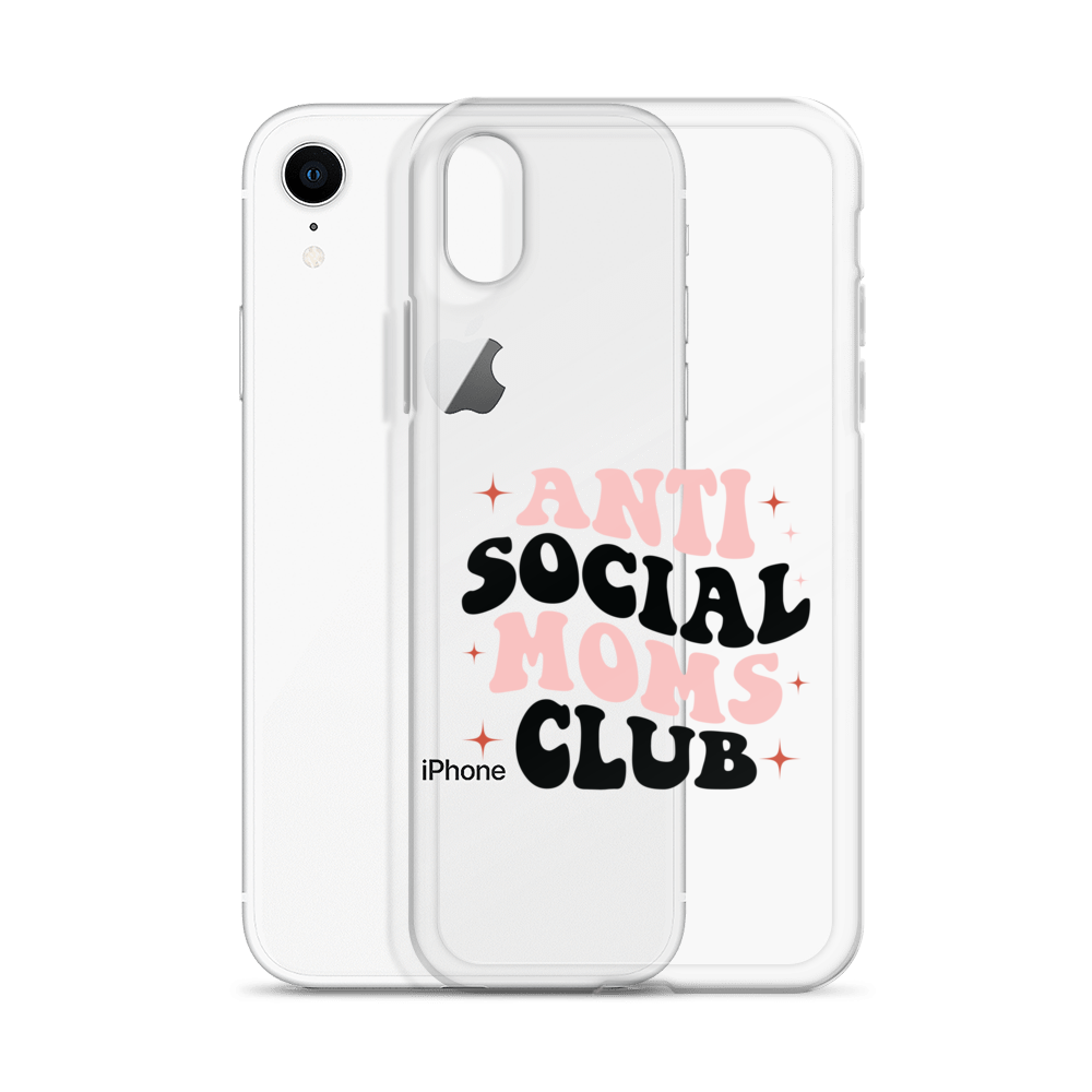 Anti Social Moms Club Clear Case for iPhone®