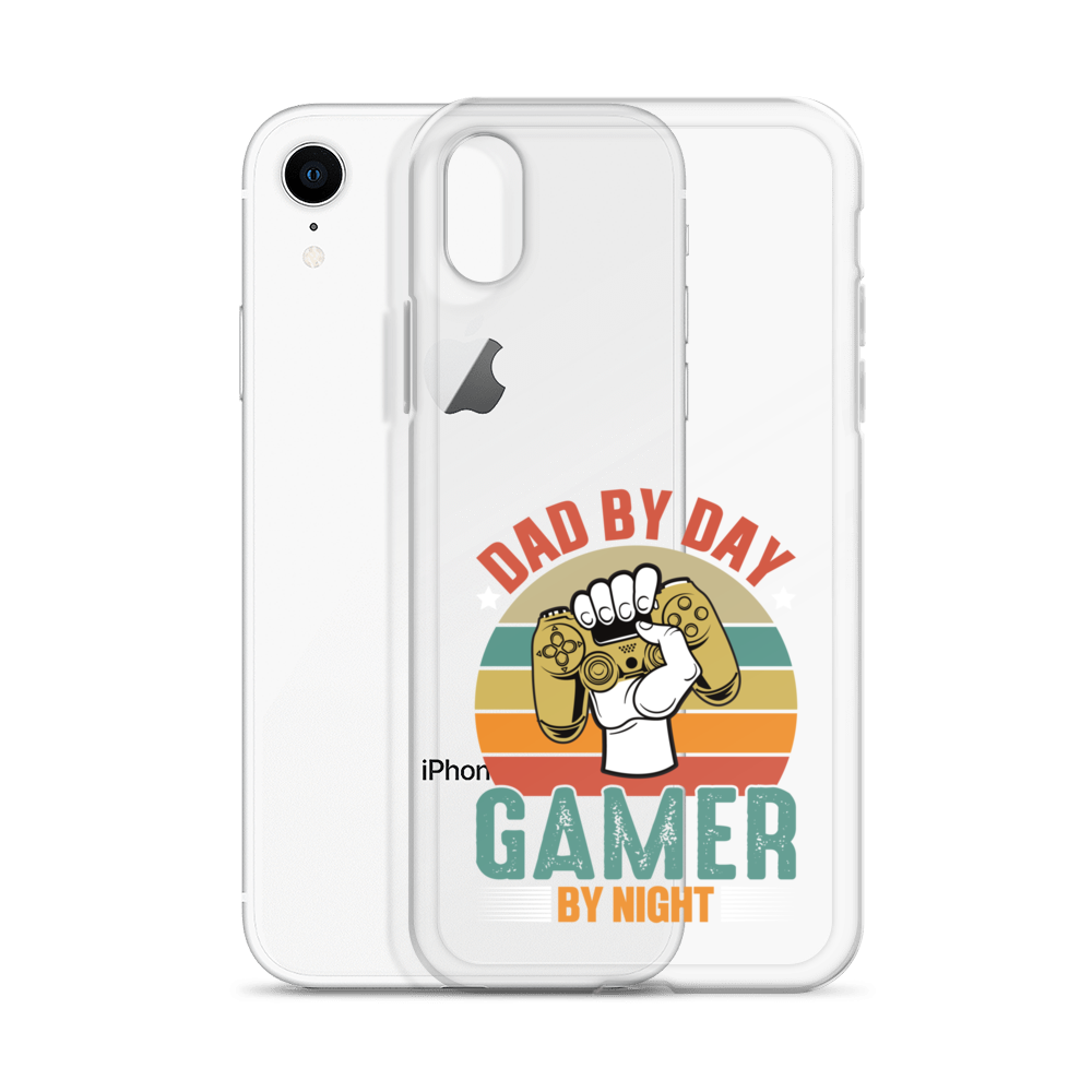 Dad By Day Gamer By Night Clear Case for iPhone®