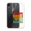 Awesome Dads Tattoos Beards Clear Case for iPhone®