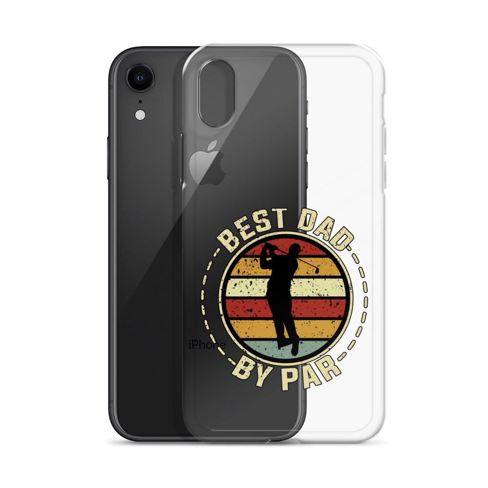 Best Dad By Par Clear Clear Case for iPhone®