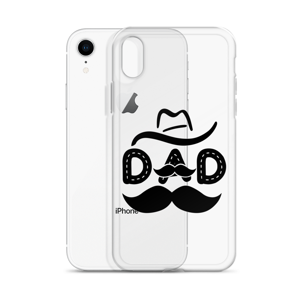 Dad Cowboy Clear Case for iPhone®