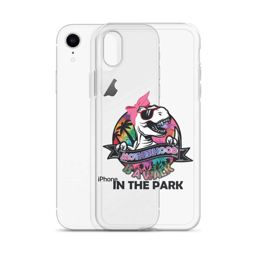 Motherhood Is A Walk In The Park Clear Case for iPhone®