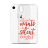 All Mom Wants Is A Silent Night Clear Case for iPhone®