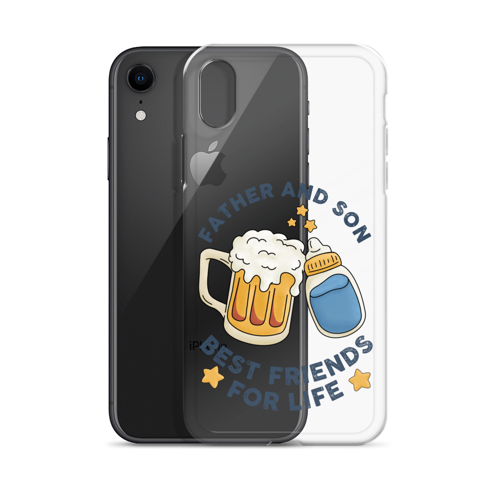 Father And Son Best Friends For Life Clear Case for iPhone®