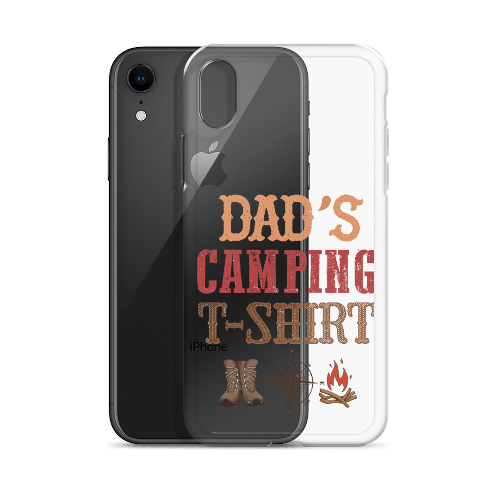 Dad's Camping T-Shirt Clear Case for iPhone®