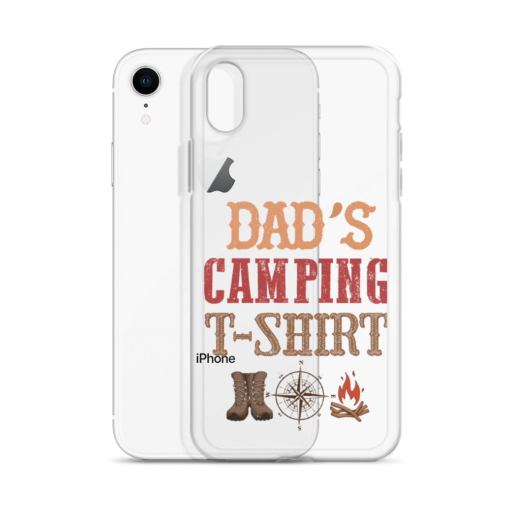 Dad's Camping T-Shirt Clear Case for iPhone®