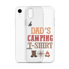 Dad's Camping T-Shirt Clear Case for iPhone®