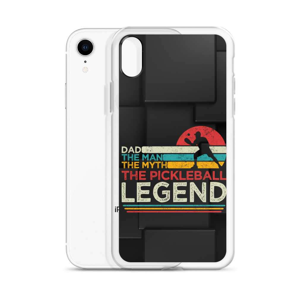 Dad The Man The Myth The Pickleball Legend Clear Case for iPhone®