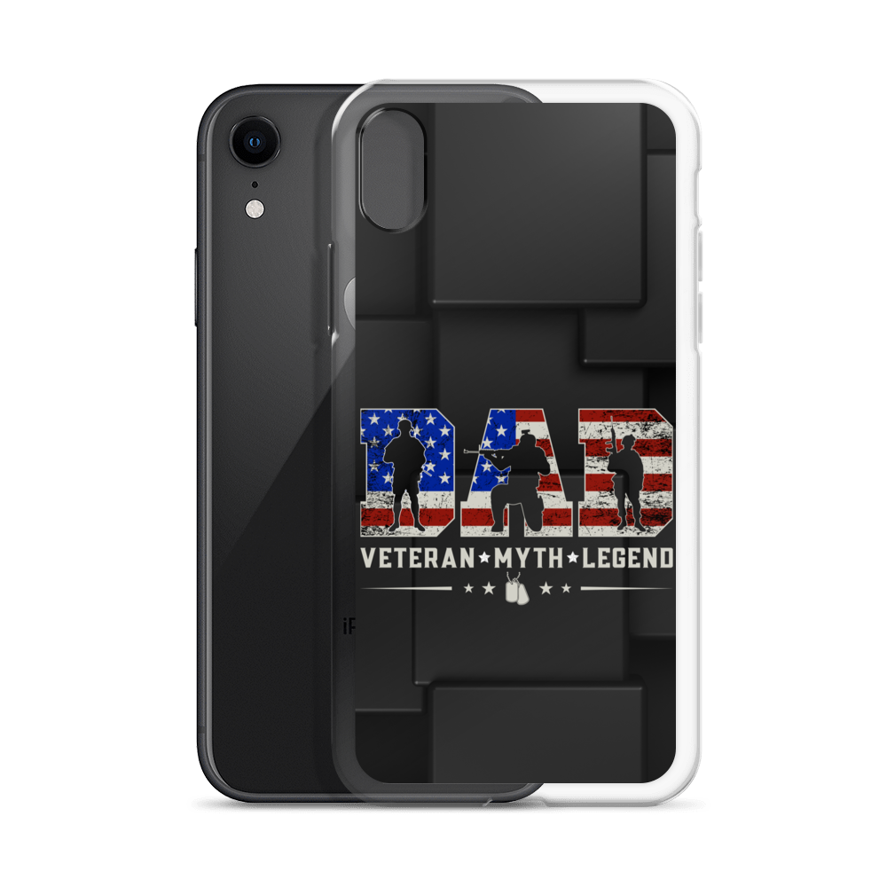 Dad Veteran Myth Legend Clear Case for iPhone®