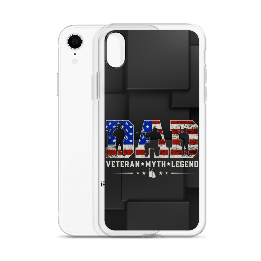 Dad Veteran Myth Legend Clear Case for iPhone®