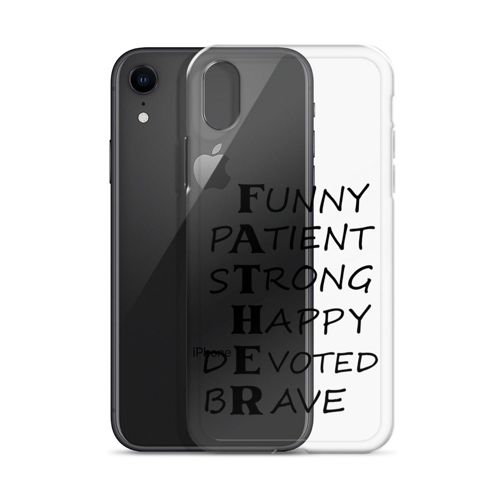 Funny Patient Strong Happy Devoted Brave Clear Case for iPhone®