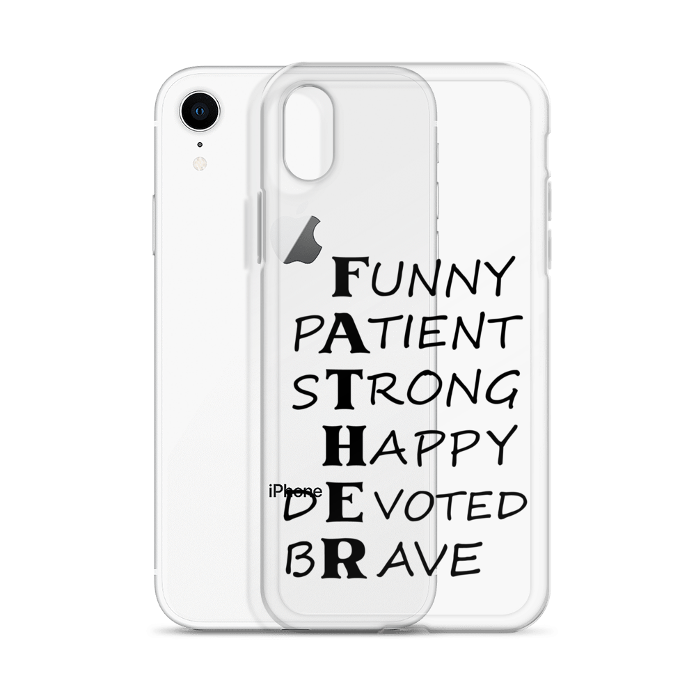 Funny Patient Strong Happy Devoted Brave Clear Case for iPhone®