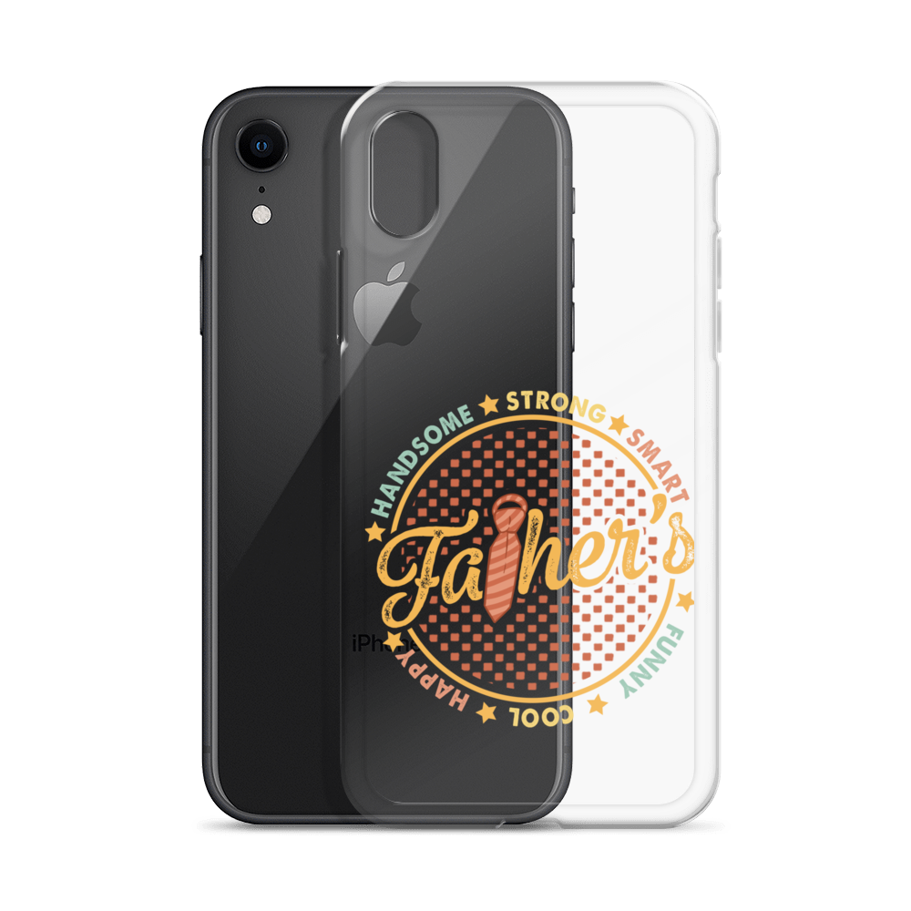 Handsome Strong Smart Funny Cool Happy Father Clear Case for iPhone®