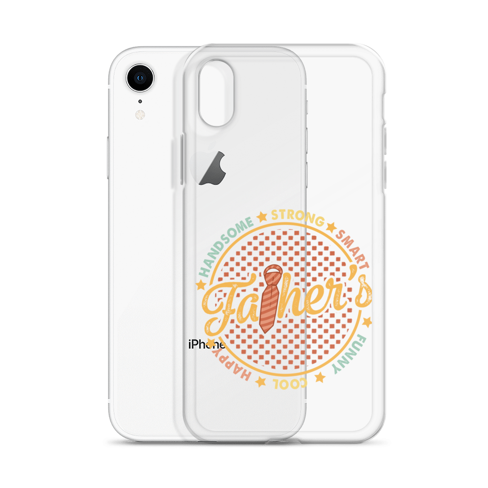 Handsome Strong Smart Funny Cool Happy Father Clear Case for iPhone®