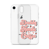 Daddy Needs Coffee Clear Case for iPhone®