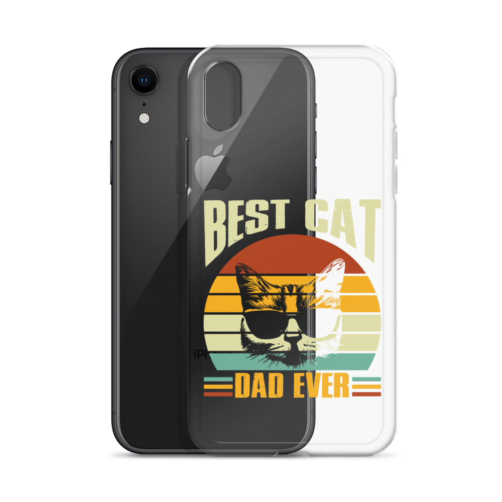 Best Cat Dad Ever Clear Case for iPhone®