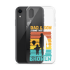 Dad And Son A Bond that can't Be Broken Clear Case for iPhone®